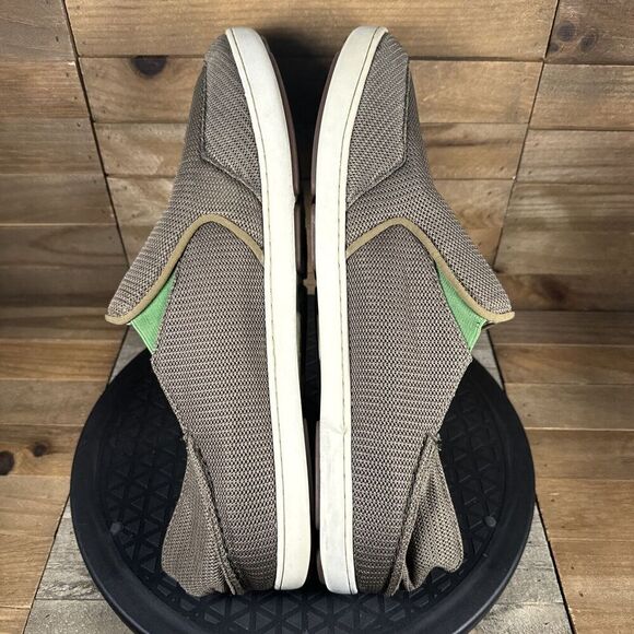 Olukai Nohea Mesh Men's Size 13 Mesh Slip-On Shoes Mustang Lime Peel 10188 - Picture 8 of 10